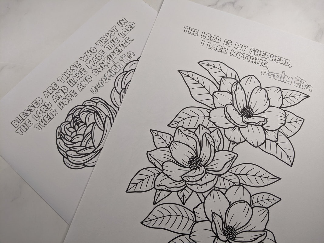 Free Printable Coloring Bible Verses Cards