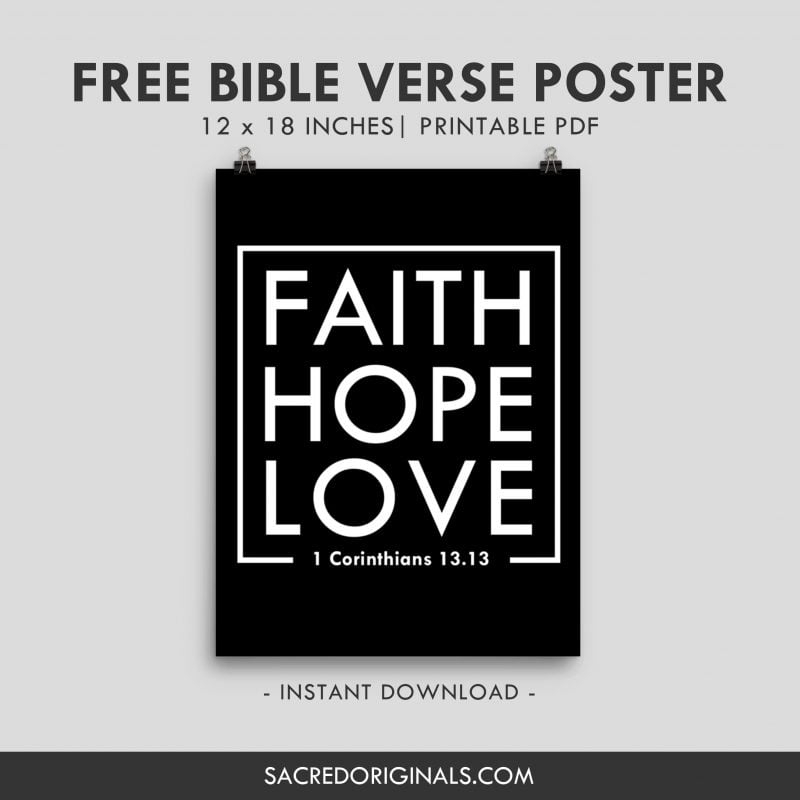 Christian Printables Sacred Originals