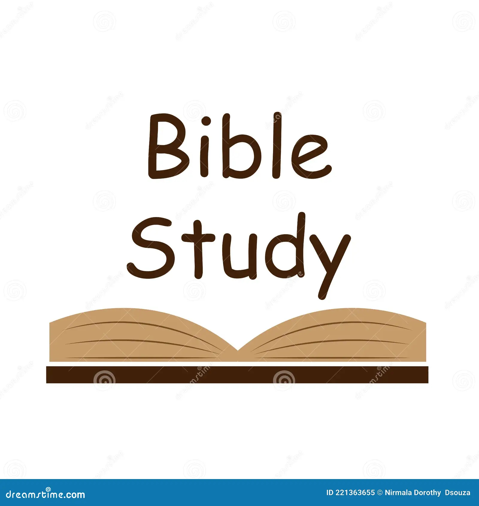 Christian Quote Bible Study Stock Vector Illustration Of Postcard Faithful 221363655