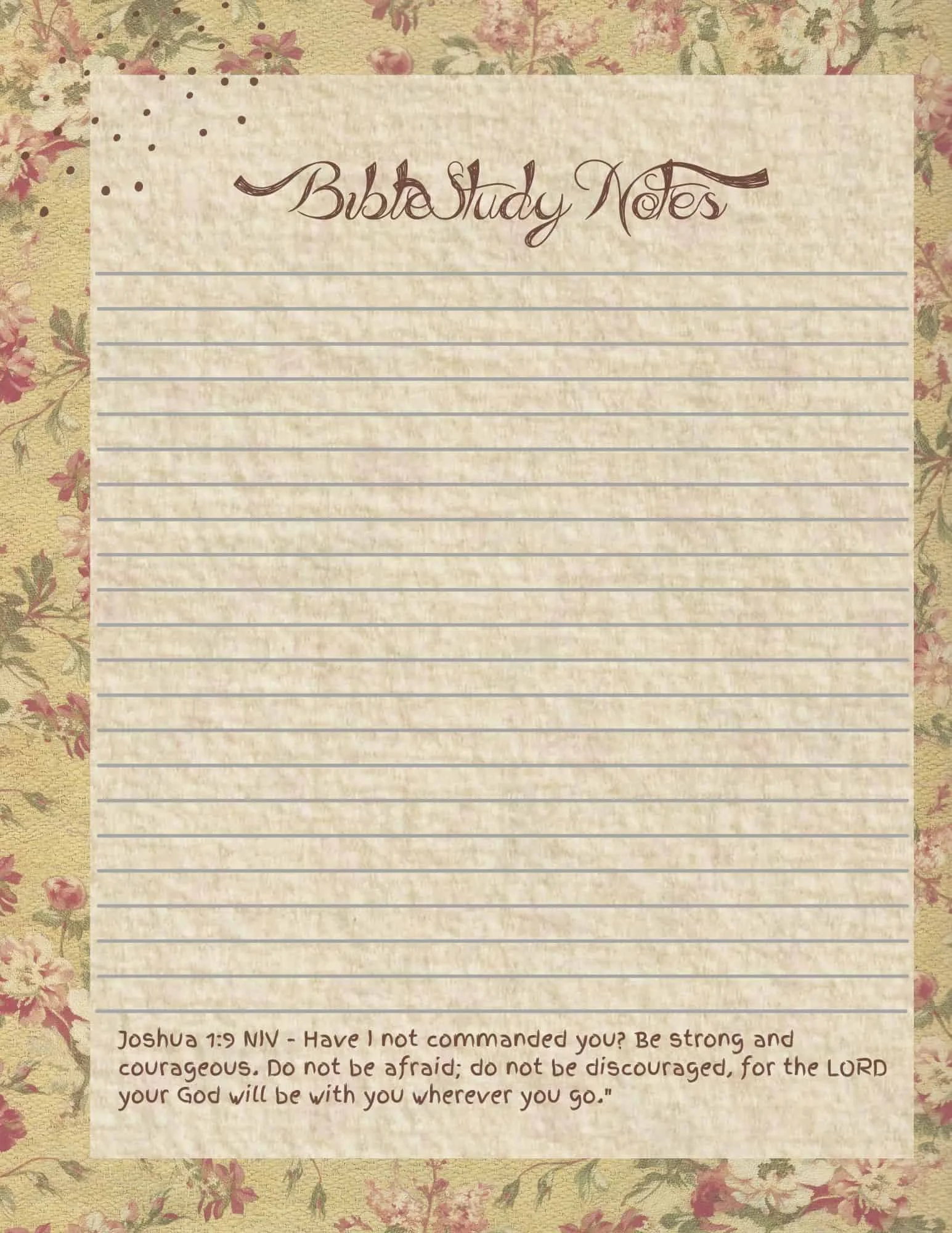 Christian Stationery With NIV Favorite Bible Verses 