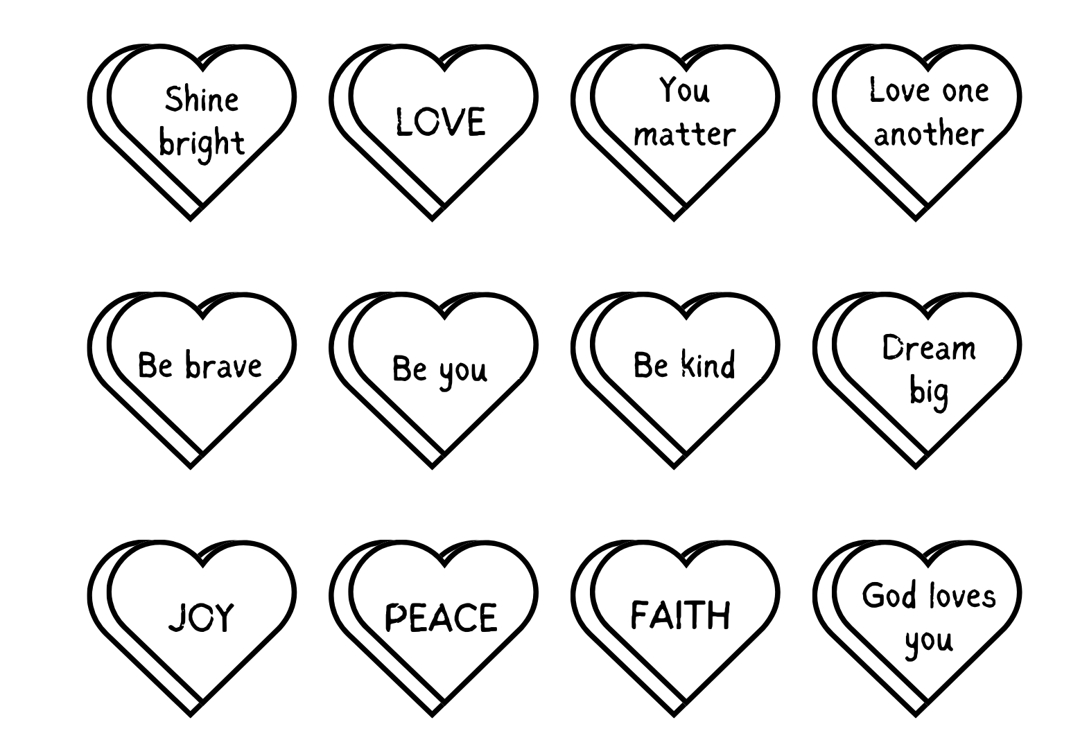 christian valentines day coloring pages out upon the waters