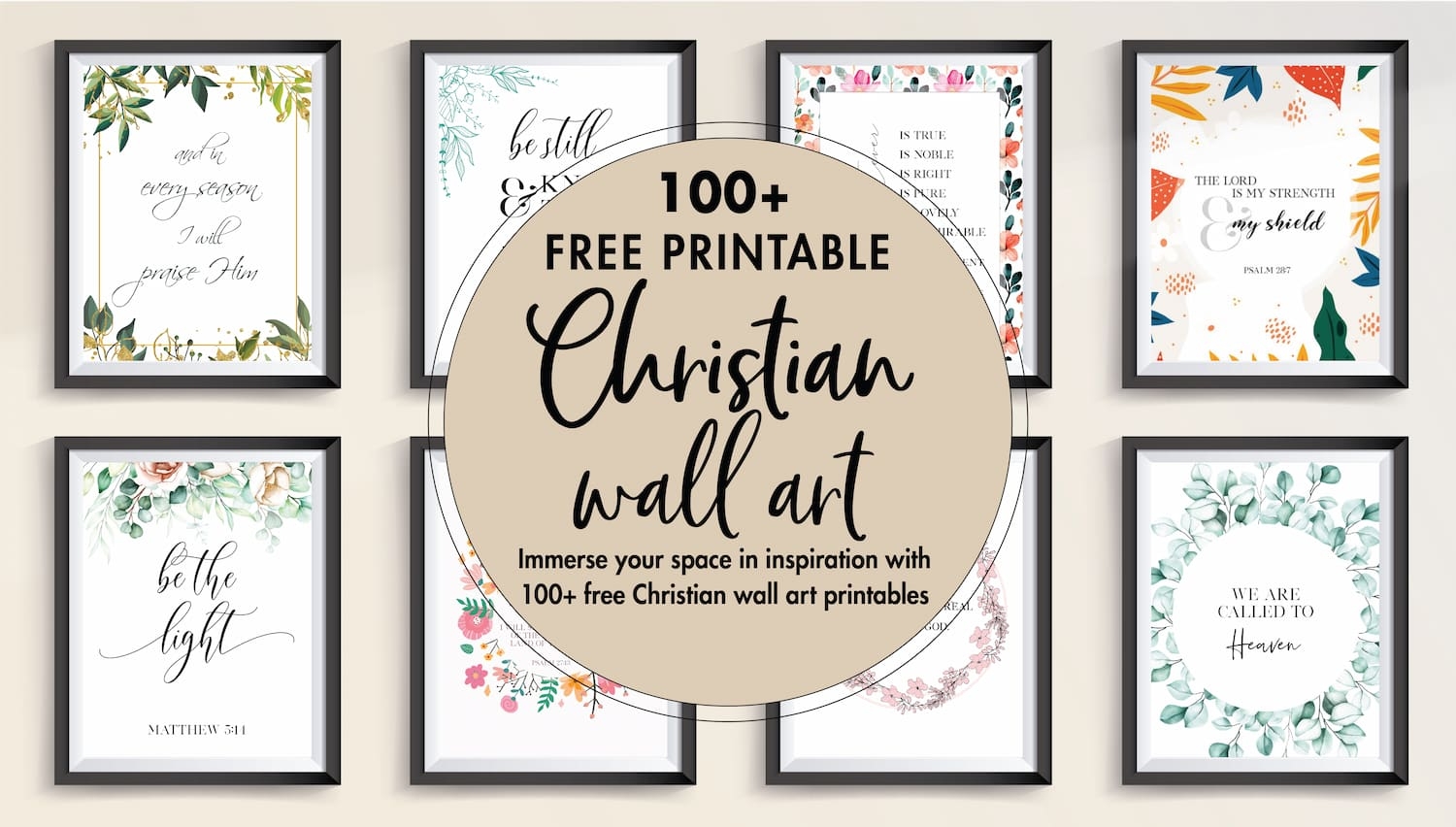 Christian Wall Art World Of Printables