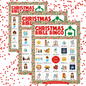 Christmas Bible Bingo Family Faith Builders