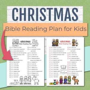 Christmas Bible Reading Plan Kids Bible Teacher
