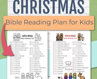 Christmas Bible Reading Plan Kids Bible Teacher