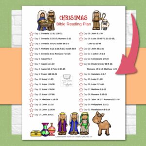 Christmas Bible Reading Plan Kids Bible Teacher
