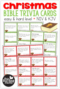 Christmas Bible Trivia Cards This Reading Mama