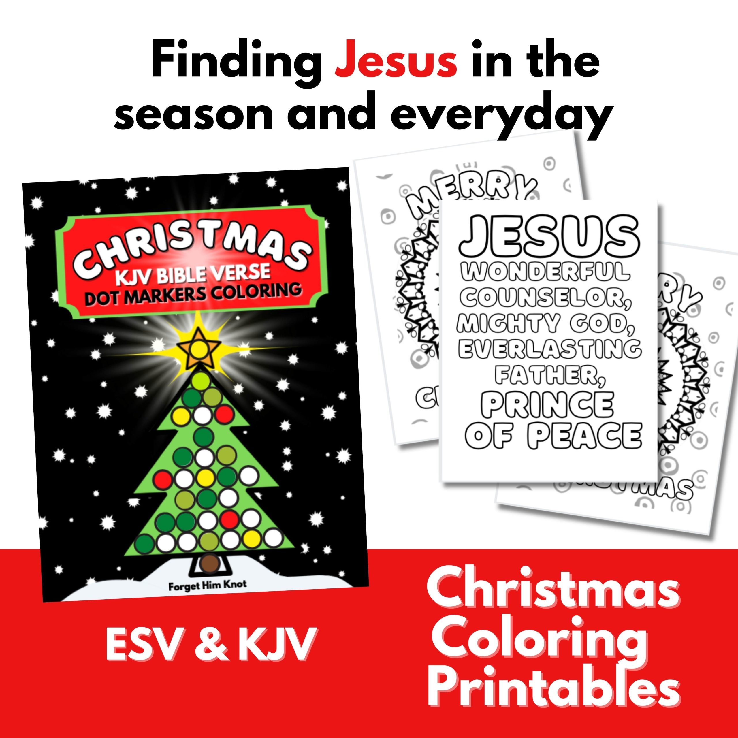 Christmas Bible Printables