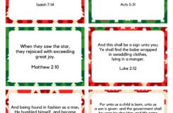 Christmas Bible Verses 15 Free PDF Printables Printablee