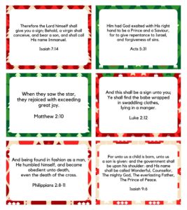 Christmas Bible Verses 15 Free PDF Printables Printablee