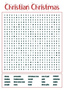 Christmas Word Search 15 Free PDF Printables Printablee