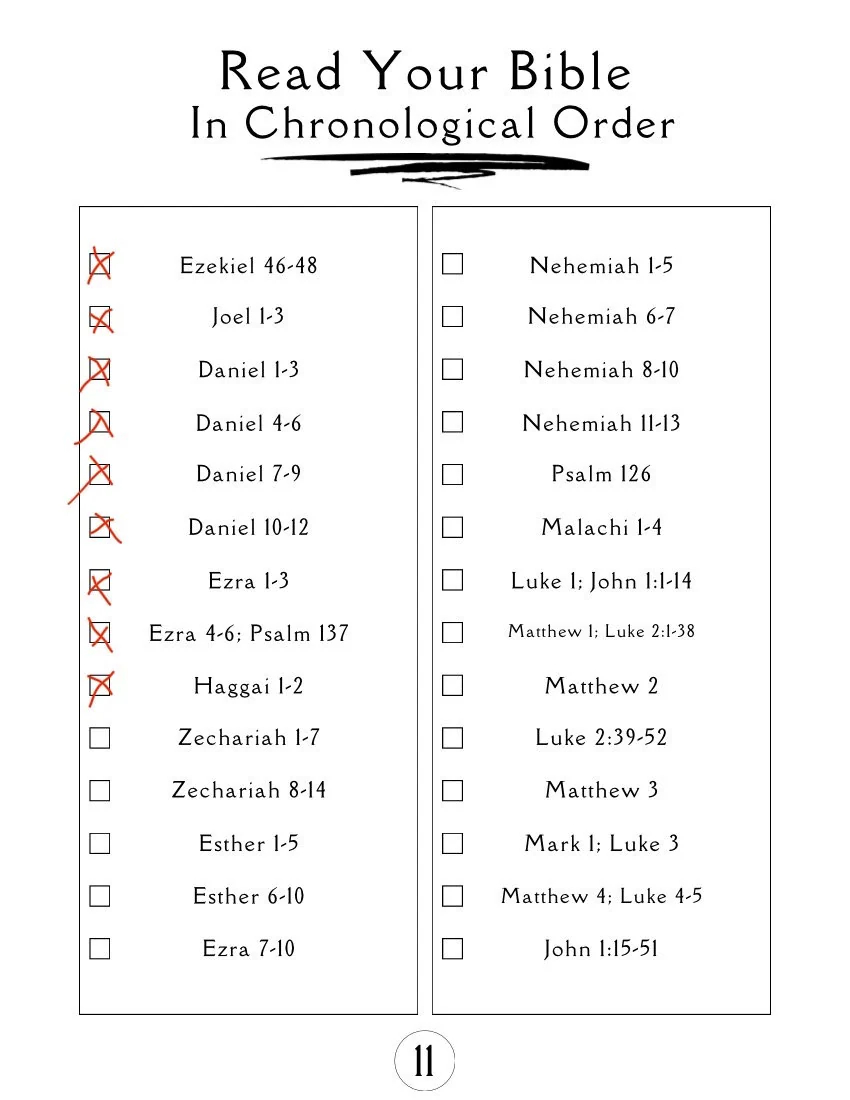 Chronological Order Bible Reading PDF Understand The Bible Better Read The Bible In The Order It All Happened Etsy