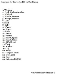 Church House Collection Blog Bible Fill In The Blank For Proverbs 18 1 24