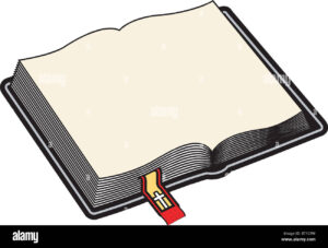 Church Icons Vector Illustration Of Blank Open Bible Stock Photo Alamy