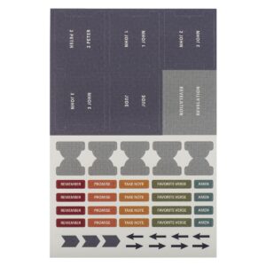 Color coded Bible Indexing Tabs
