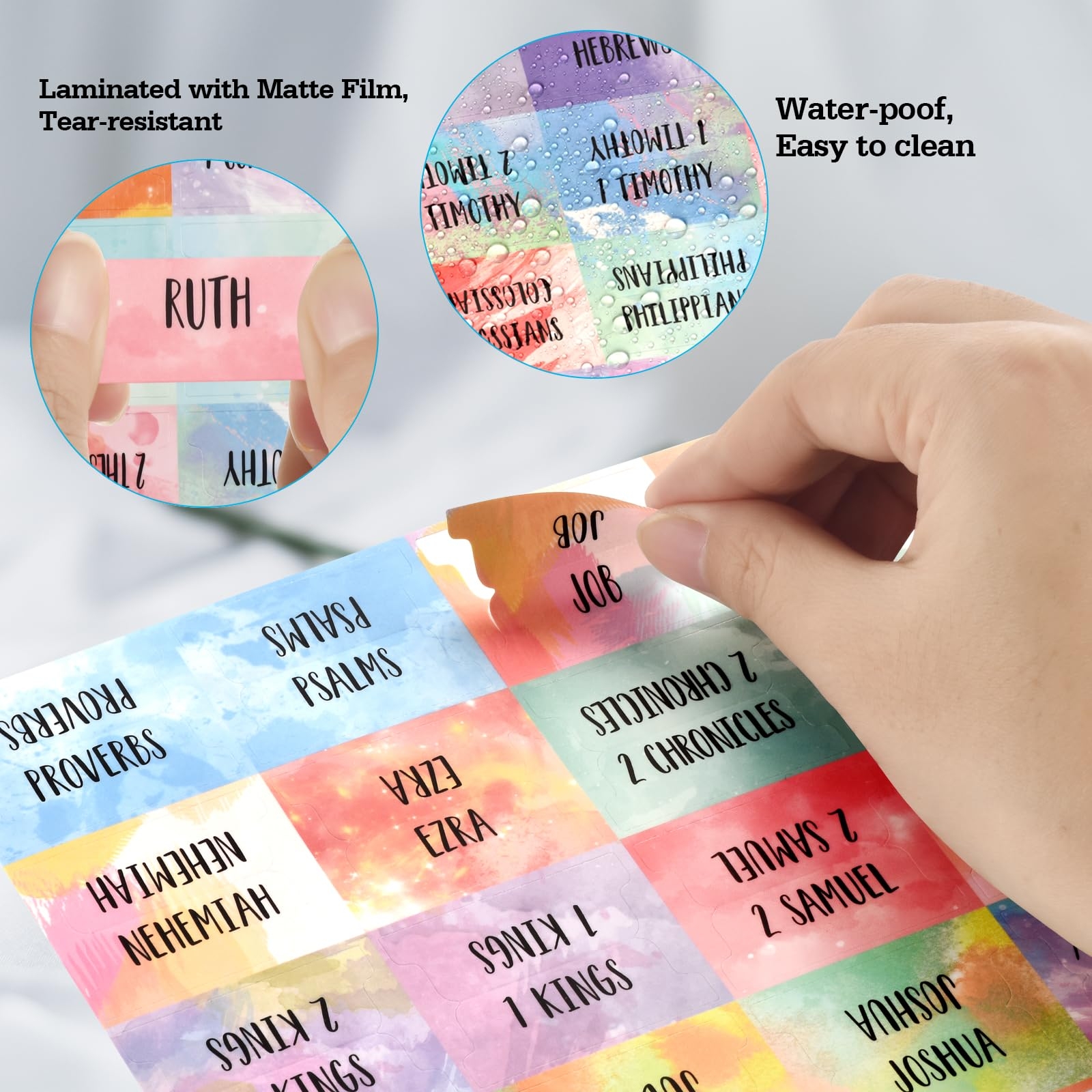 Color Tabs Printable Bible Tab Placement Guide Rose Gold Bible Tabs