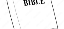 Coloring Book Outlined Of Holy Bible Stock Vector Adobe Stock
