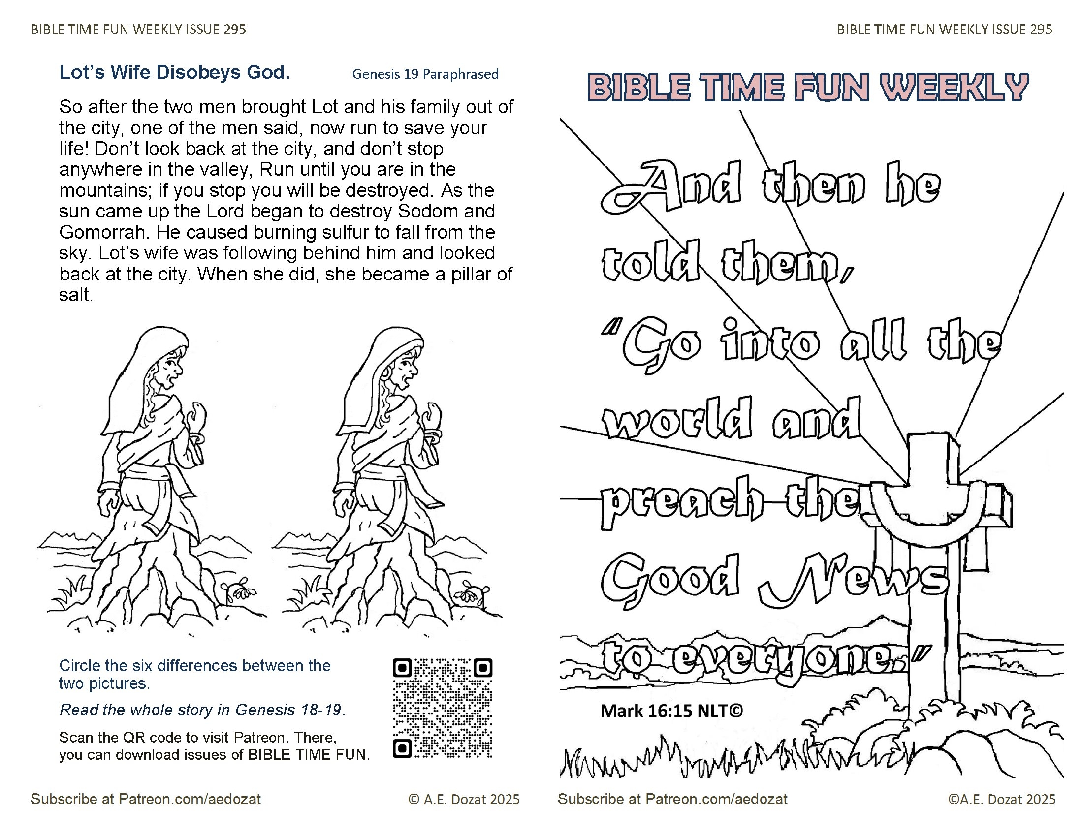 Bible Activity Sheets Free Printable