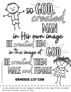 Coloring Sheets to Go Along With The Gospel Project s Lifewise Curriculum Write The Word On My Heart