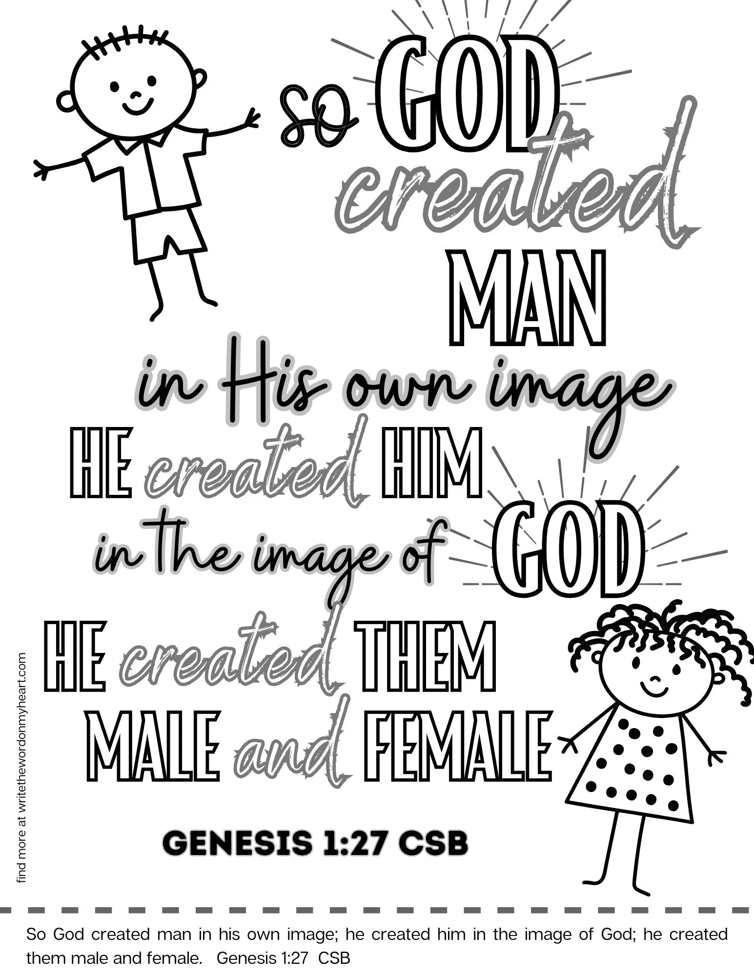Coloring Sheets to Go Along With The Gospel Project s Lifewise Curriculum Write The Word On My Heart