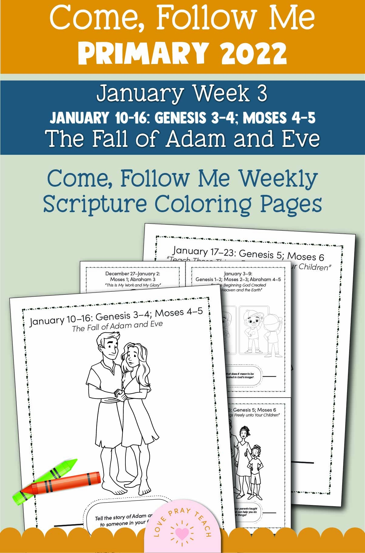 Printable Genesis Bible Study Lessons