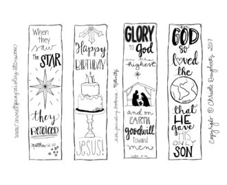 Create With Christie FREE Bible Journaling Template