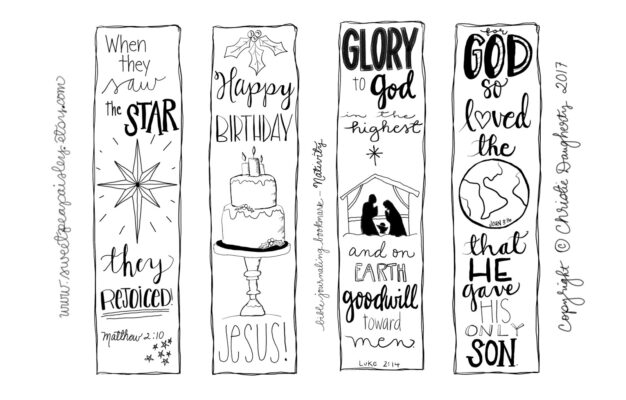 Create With Christie FREE Bible Journaling Template
