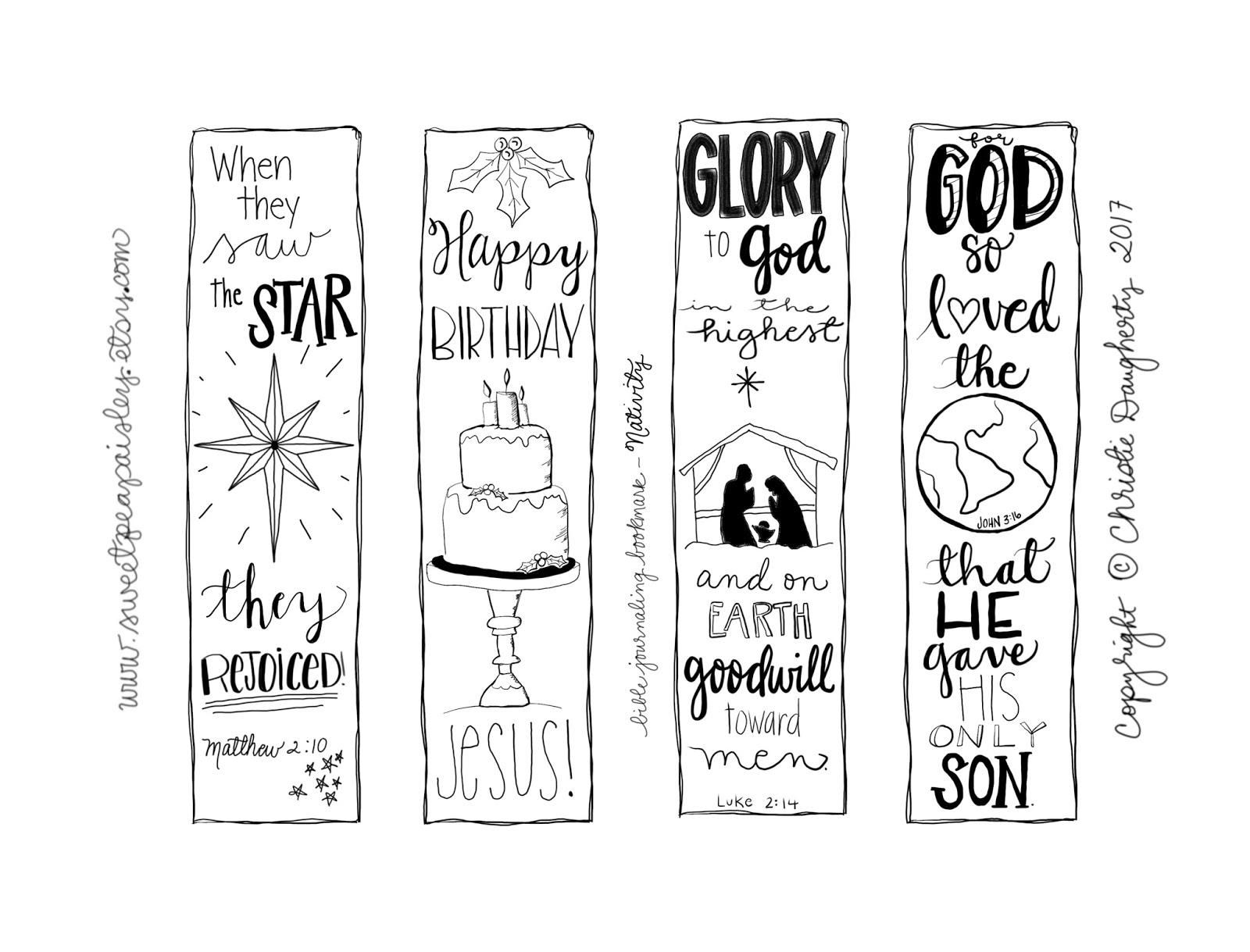 Create With Christie FREE Bible Journaling Template