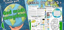 Creation Bible Lesson For Children 5 10 Years Old Trueway Kids
