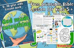 Creation Bible Lesson For Children 5 10 Years Old Trueway Kids