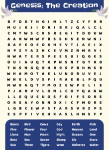 Creation Bible Word Searches 10 Free PDF Printables Printablee