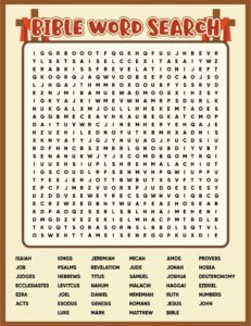 Creation Bible Word Searches 10 Free PDF Printables Printablee