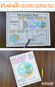 Creation Coloring Pages Mary Martha Mama