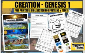 CREATION GENESIS 1 Teen Bible Lesson Trueway Kids