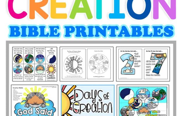 Creation Preschool Printables Christian Preschool Printables