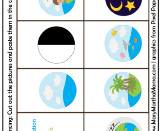 Creation Story For Kids Free Printable Activities Mary Martha Mama