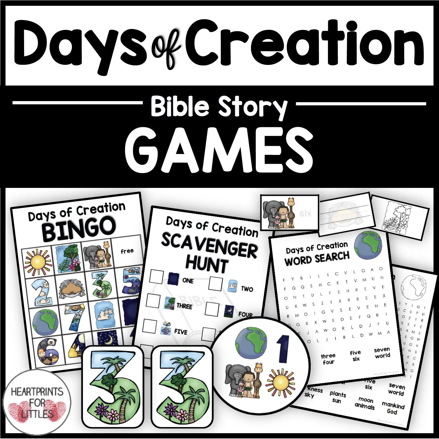 Creation Word Search Etsy