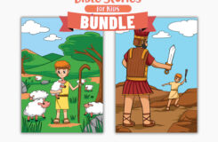 David Bible Stories Art Bundle Printable Bible Lessons Sunday School David And Goliath David The Brave Shepherd Boy PNG PDF A4 Etsy