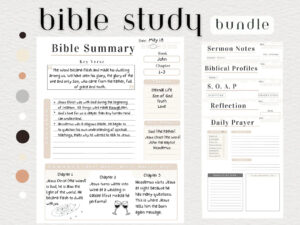 digital bible study printable digital bible template bible summary soap journal faith reflection goodnotes notability etsy