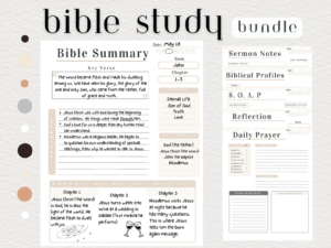 digital bible study printable verse of life