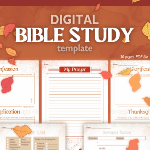 Digital Bible Study Templates PDF File By Denissebaylon2410 Raket PH