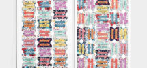 Ditzy Floral Books Of The Bible Tabs