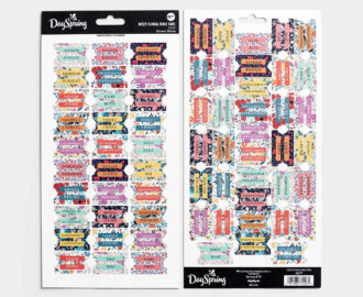 Ditzy Floral Books Of The Bible Tabs