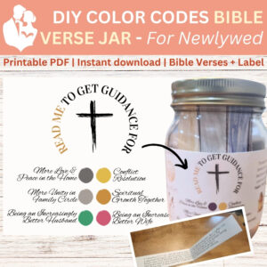 DIY Bible Verse Emotions Jar Married Couples Bible Verse Jar For Newlywed Ants Talents