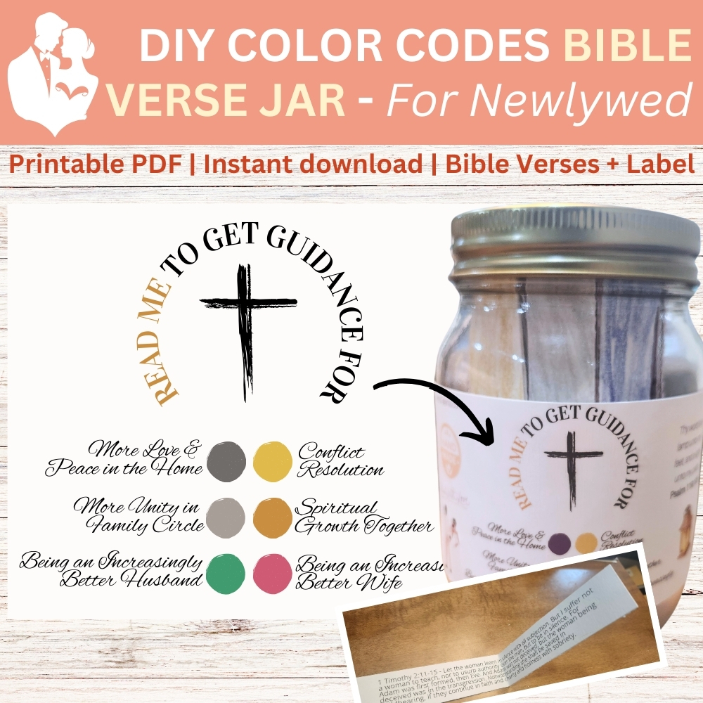 DIY Bible Verse Emotions Jar Married Couples Bible Verse Jar For Newlywed Ants Talents