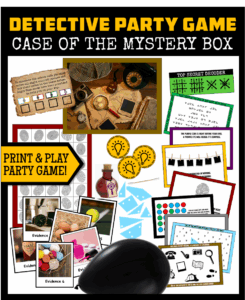 DIY Detective Mystery Party Game Ages 10 16 Print Play