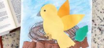 Do Not Worry Bird Craft For Kids from Matthew 6 26 The Littles Me