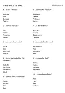 Download Printable Quiz Bible Quizzes And Puzzles