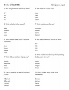 Download Printable Quiz Bible Quizzes And Puzzles