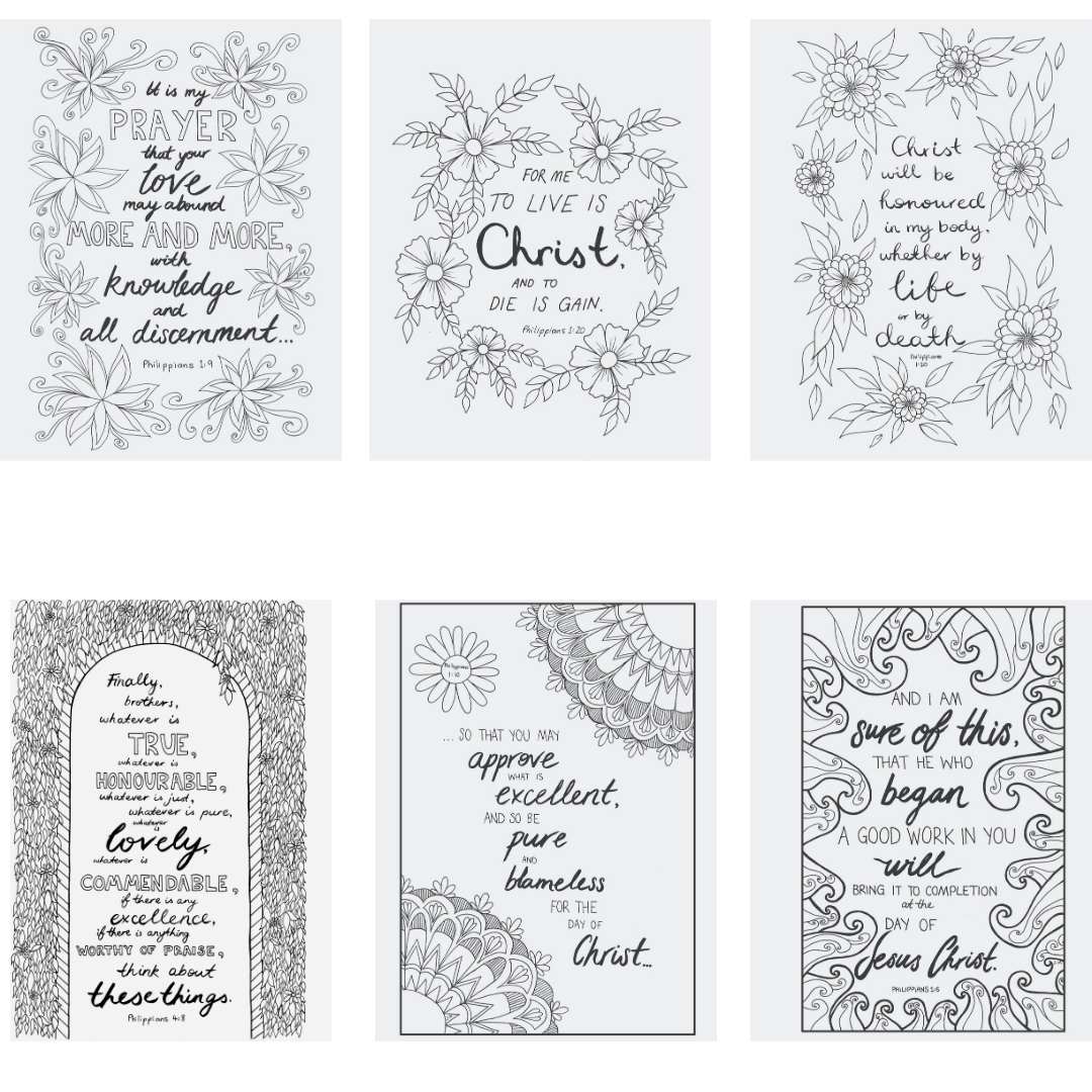 Dwell Richly In Philippians Printable Adult Bible Colouring Pages Kangaroos And Kingdom Work